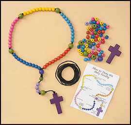 Frozen Rosary making kit , Rosary, Catholic crafts | DIY, Prayer Beads